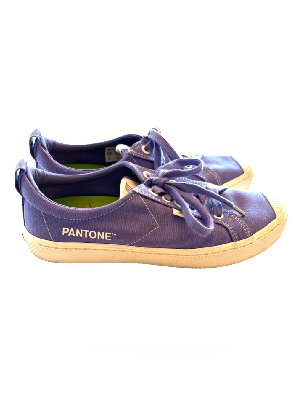 Cariuma OCA Purple Pantone Low Canvas Sneaker SZ 10 Women SZ 8.5 Men US Worn 1X